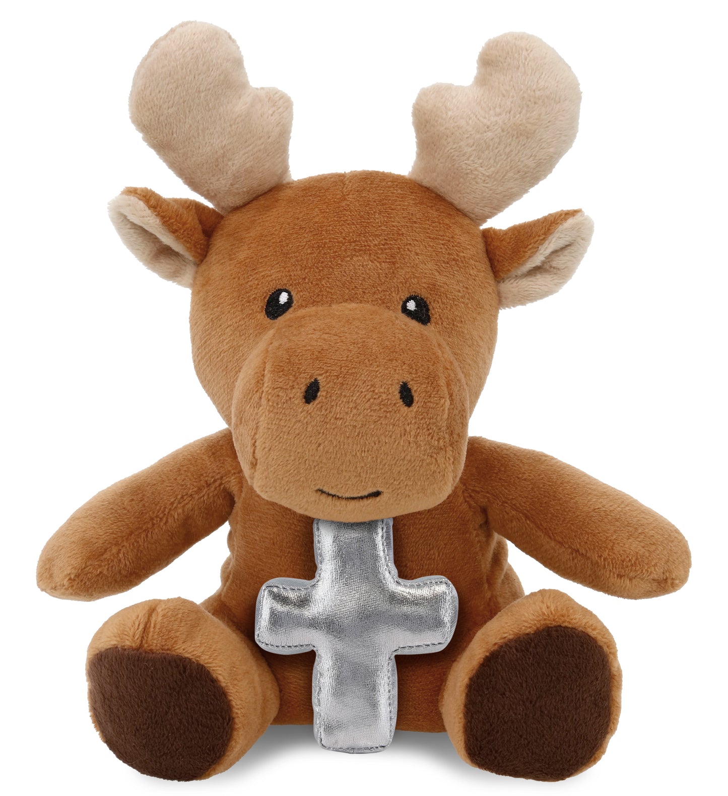 PLUSH CROSS - 6" PLUSH - MOOSE