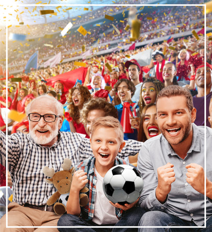 6" PLUSH - MOOSE WITH SOCCER PLUSH