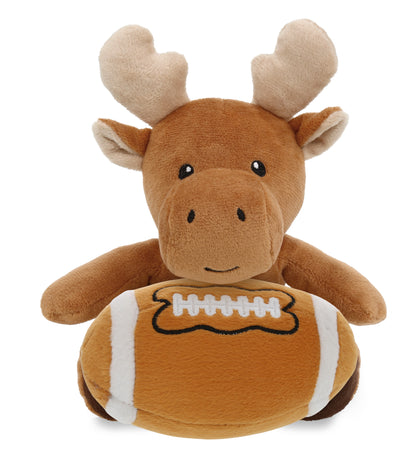 6" PLUSH - MOOSE WITH FOOTBALL PLUSH