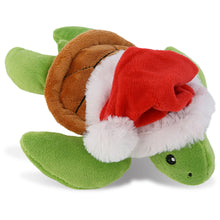 6" PLUSH - SEA TURTLE WITH SANTA DRESS UP