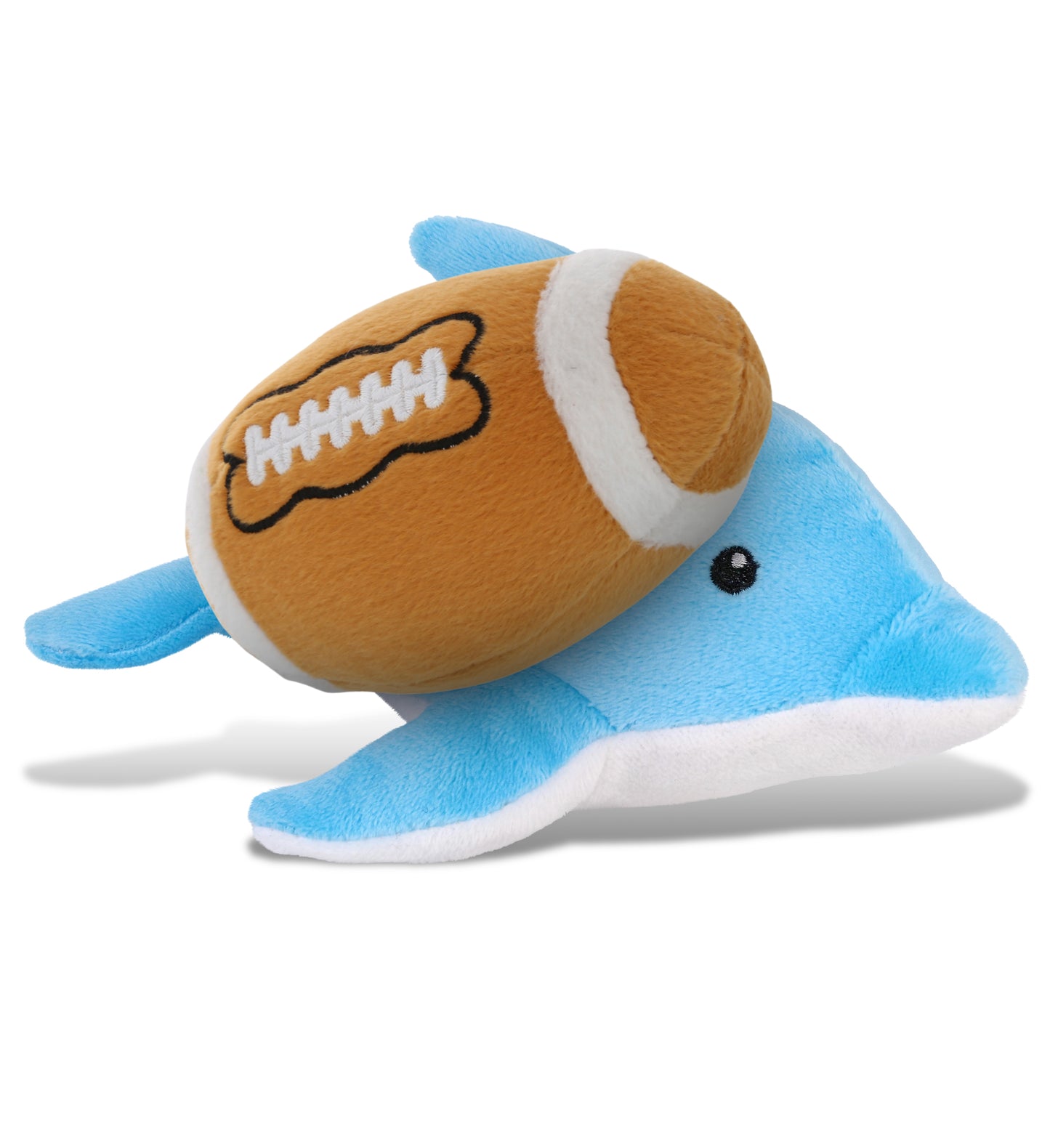 6" PLUSH - DOLPHIN WITH FOOTBALL PLUSH