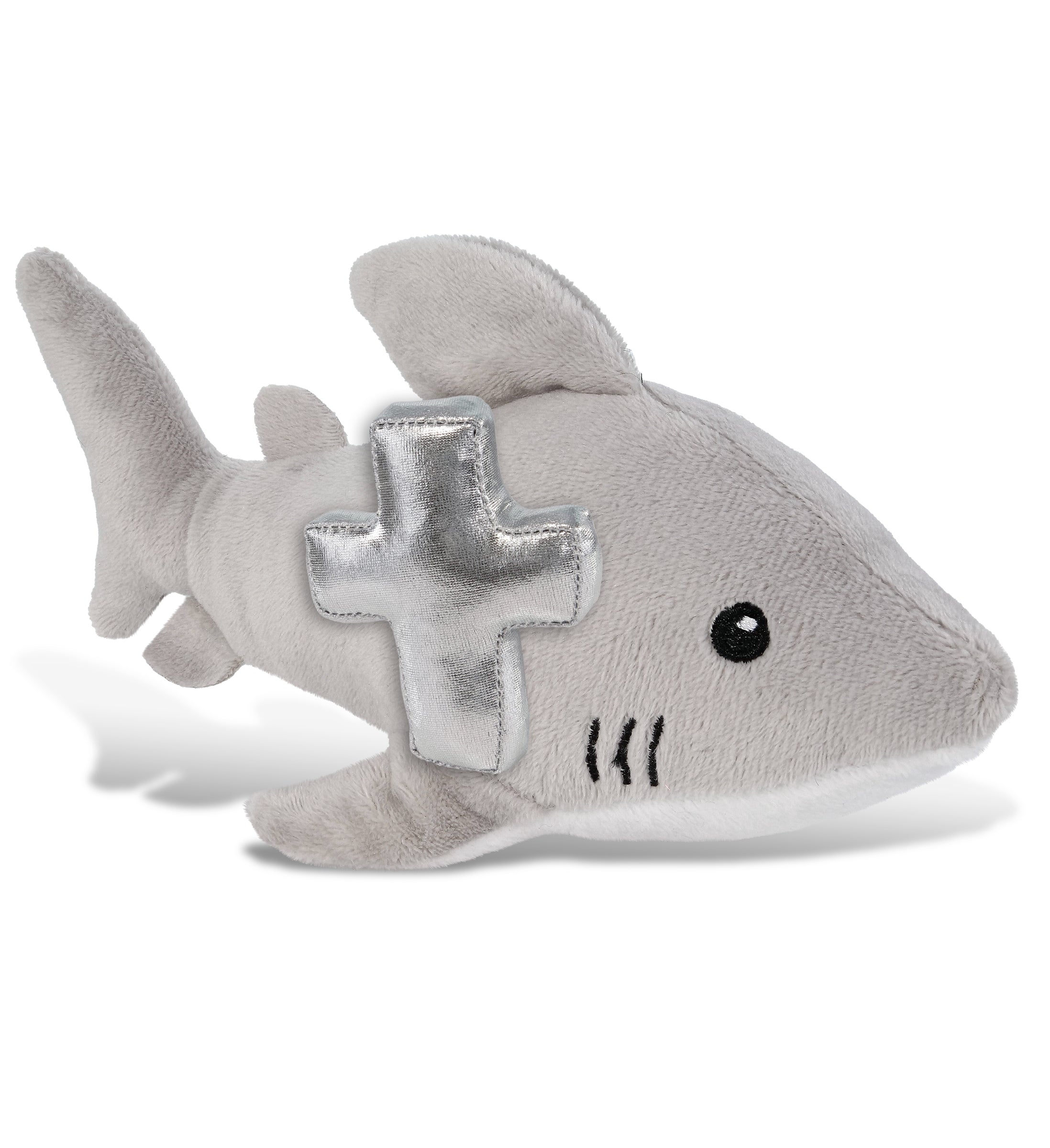 PLUSH CROSS - 6" PLUSH - SHARK