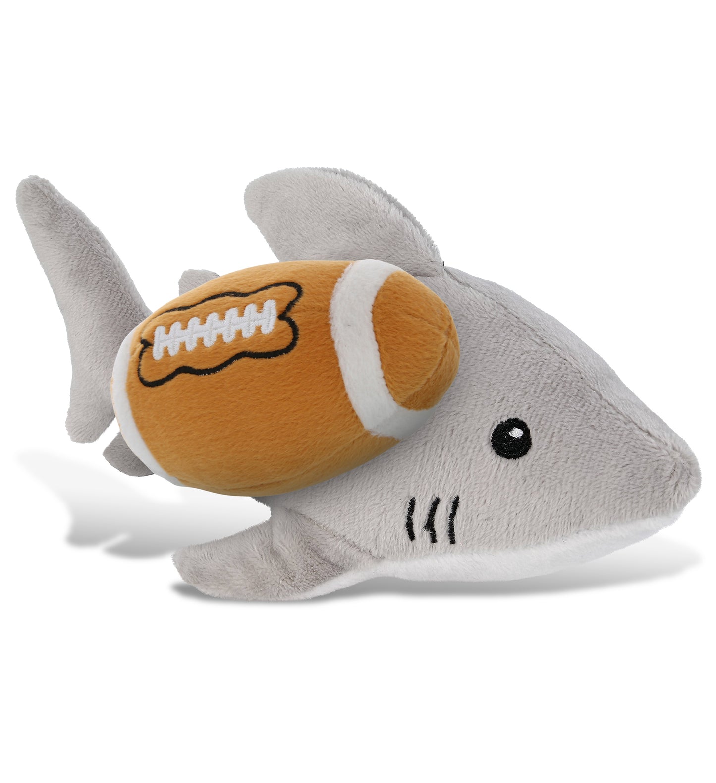6" PLUSH - SHARK WITH FOOTBALL PLUSH