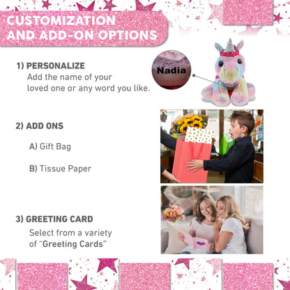 SUPER-SOFT PLUSH - FLOPPY RAINBOW UNICORN BALLERINA