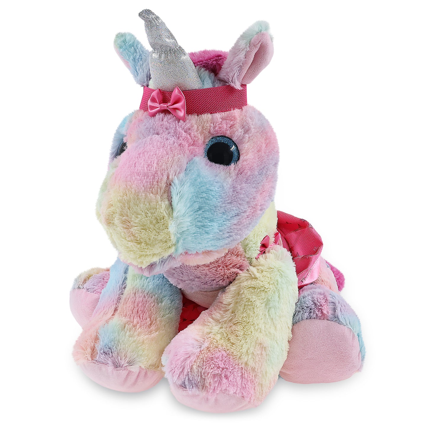 SUPER-SOFT PLUSH - FLOPPY RAINBOW UNICORN BALLERINA