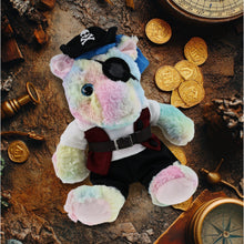 SUPER-SOFT PLUSH - SITTING RAINBOW UNICORN PIRATE DRESS UP