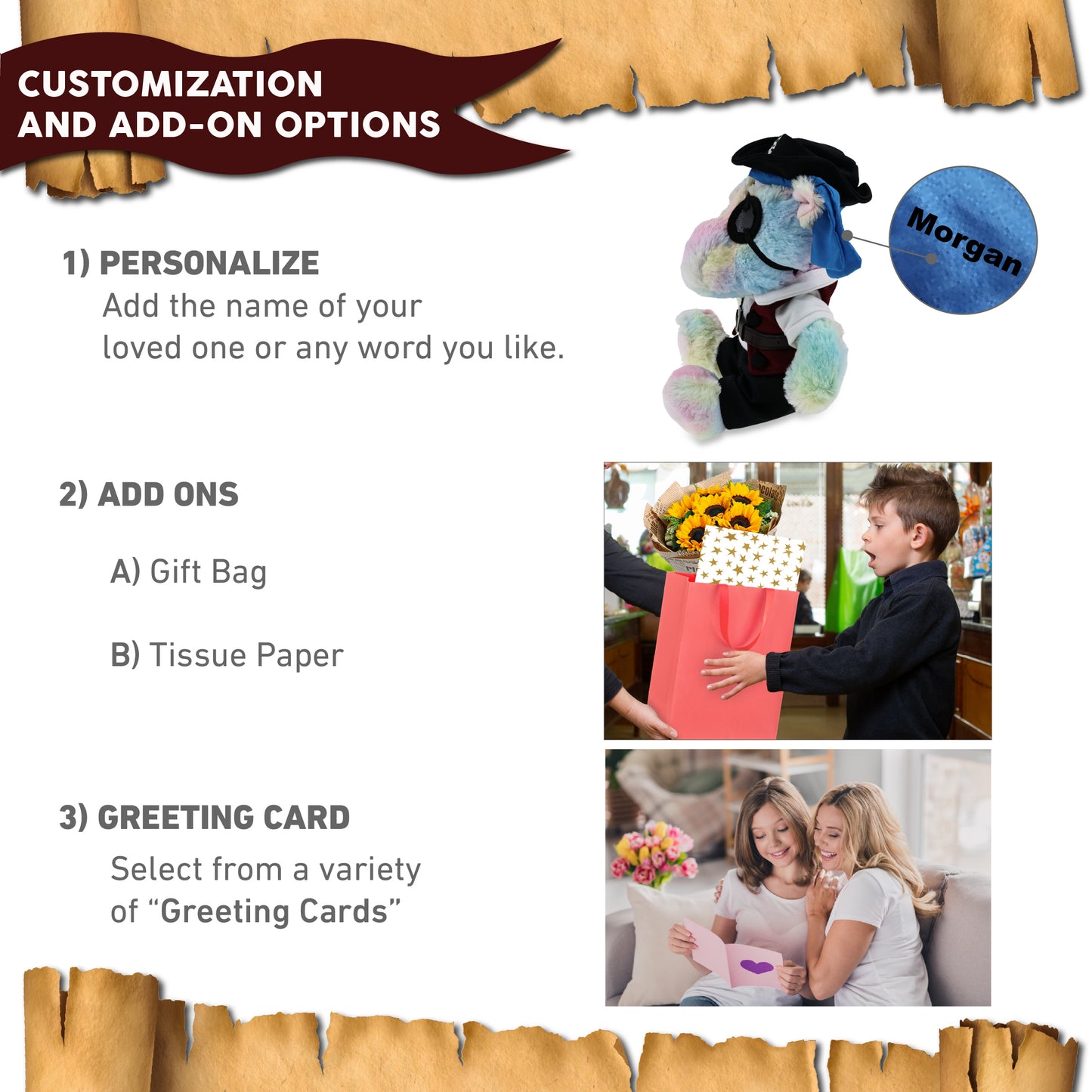 SUPER-SOFT PLUSH - SITTING RAINBOW UNICORN PIRATE DRESS UP