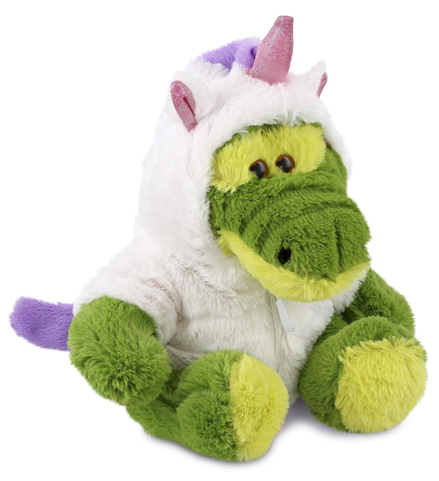 PLUSH UNICORN - SUPER-SOFT PLUSH - SITTING GREEN ALLIGATOR