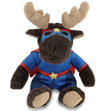 SUPER SOFT PLUSH WITH RED PLAID HOODIE - MOOSE SUPER HERO