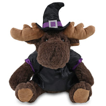 SUPER SOFT PLUSH WITH RED PLAID HOODIE - MOOSE WITCH