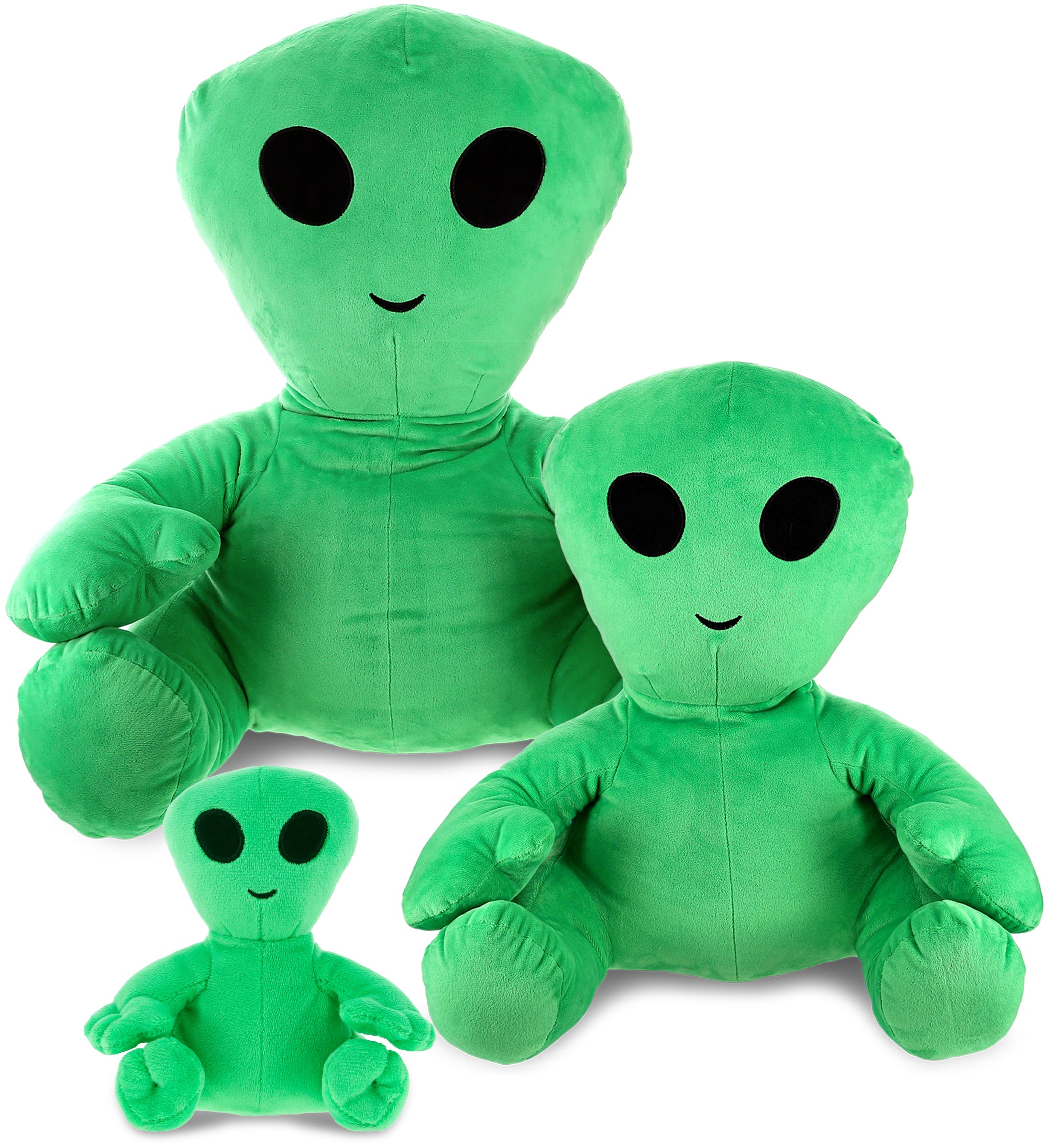 Plush - Sitting Alien Stuffed Toys - Set of 3