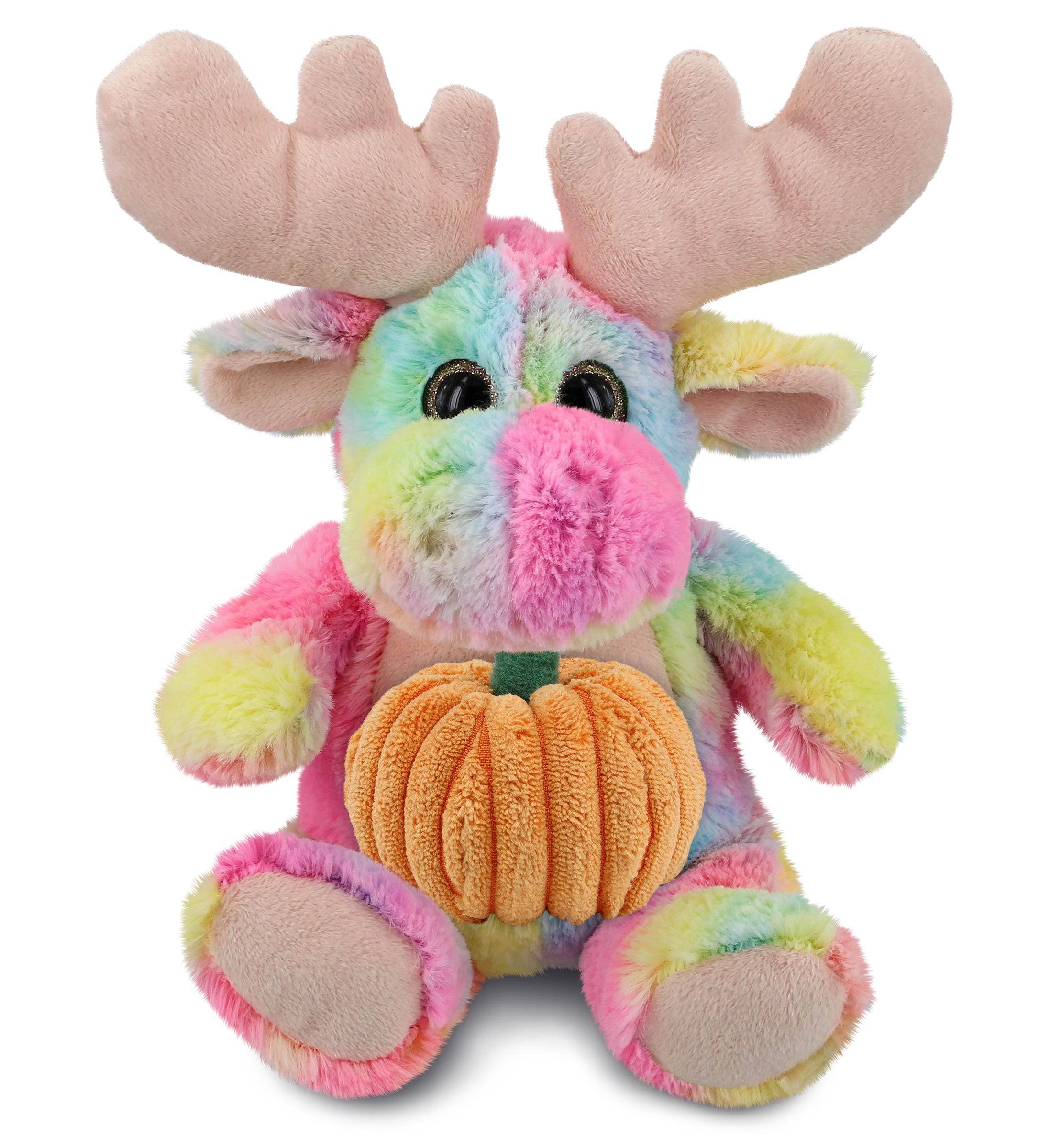 PLUSH PUMPKIN - SUPER-SOFT PLUSH - RAINBOW MOOSE 9"