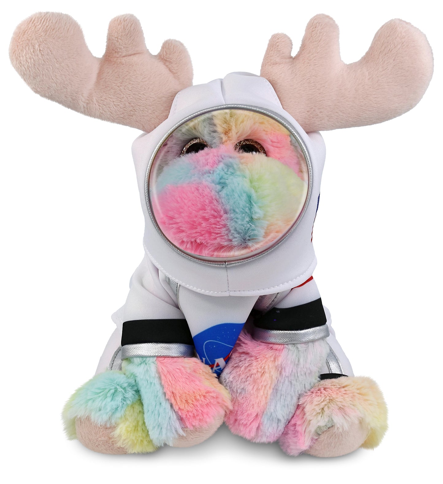 PLUSH ASTRONAUT - SUPER-SOFT PLUSH - RAINBOW FLOPPY MOOSE 9"