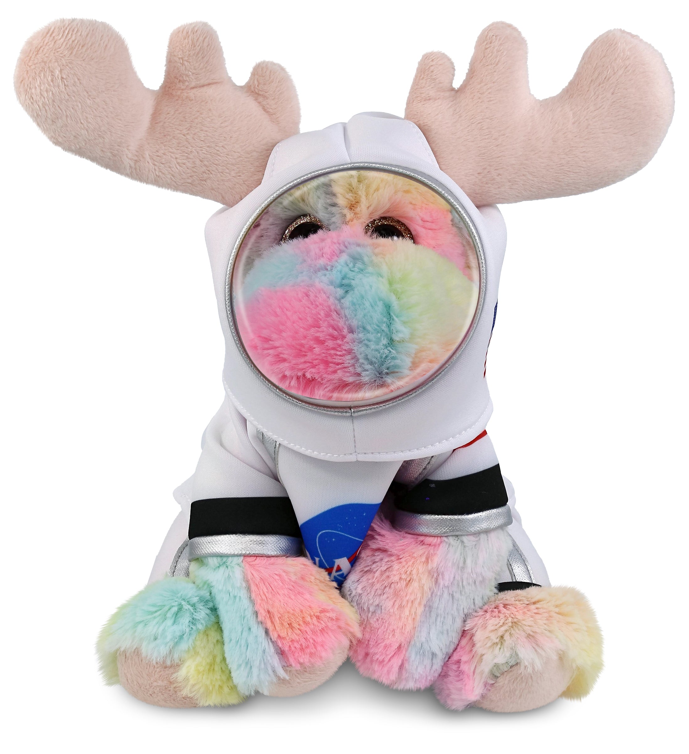 PLUSH ASTRONAUT - SUPER-SOFT PLUSH - RAINBOW FLOPPY MOOSE 9"