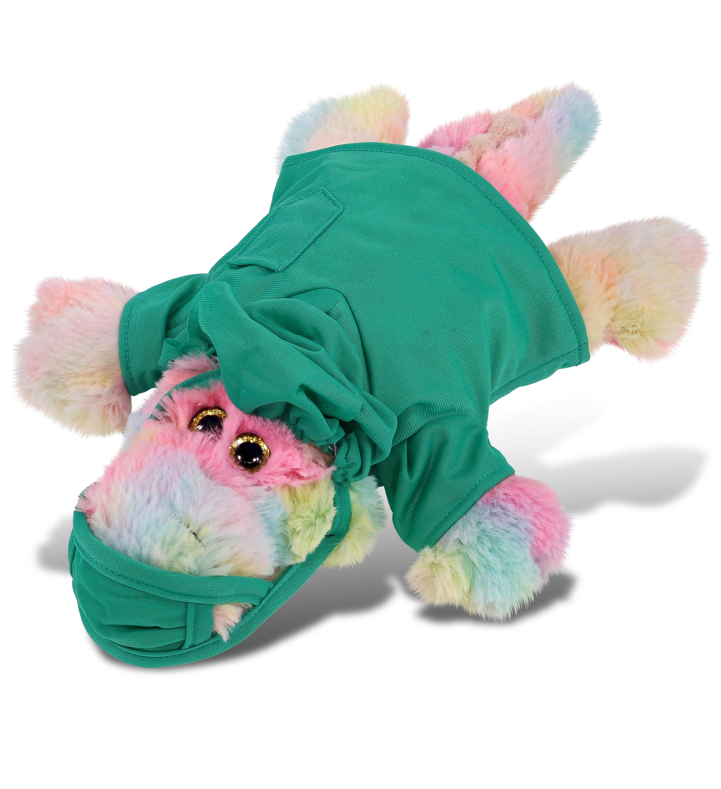 PLUSH DOCTOR - SUPER-SOFT PLUSH - RAINBOW ALLIGATOR SMALL 12"