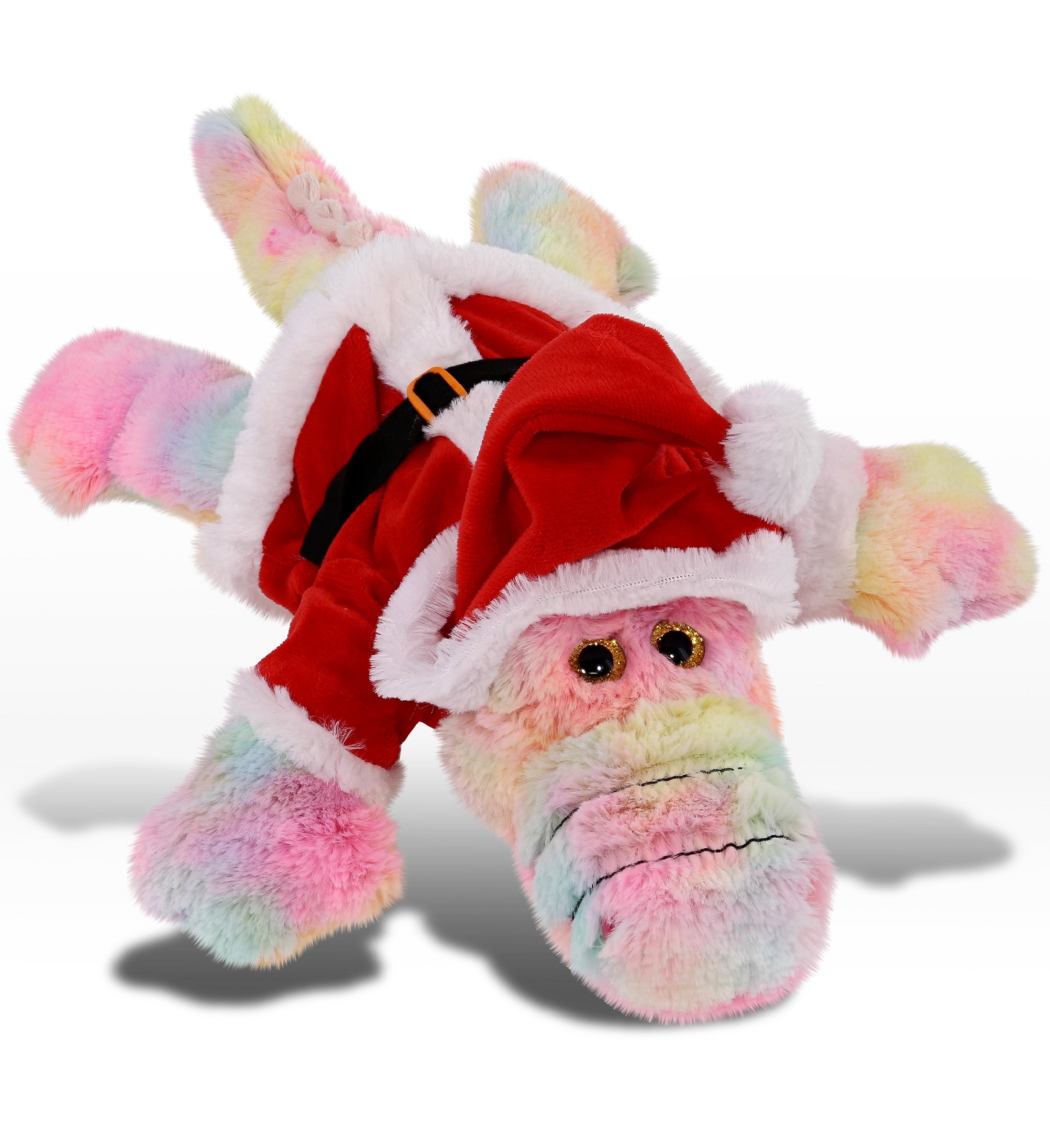 PLUSH SANTA - SUPER-SOFT PLUSH - RAINBOW ALLIGATOR LARGE 17"