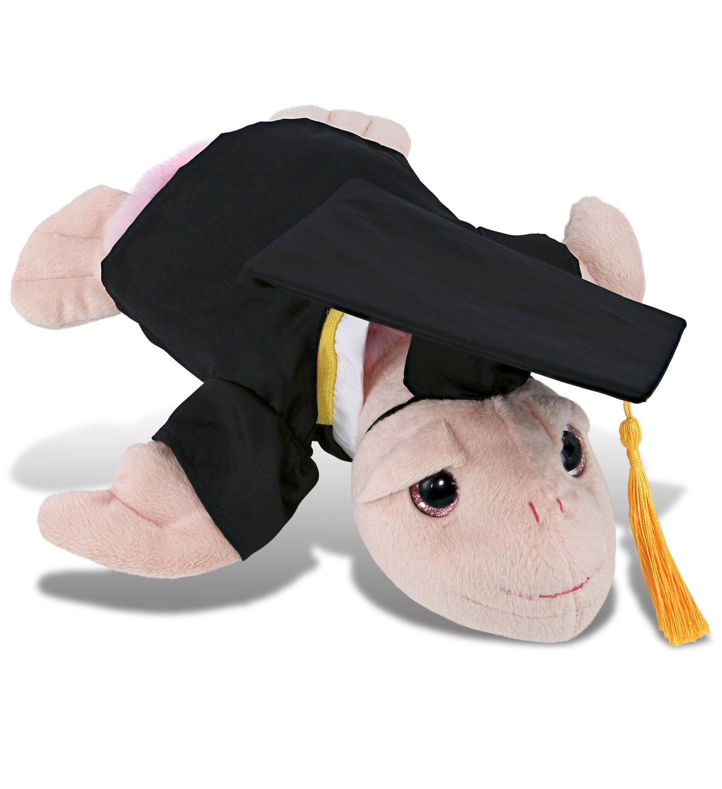 PLUSH GRADUATION - SUPER-SOFT PLUSH - RAINBOW PINK SEA TURTLE 10"