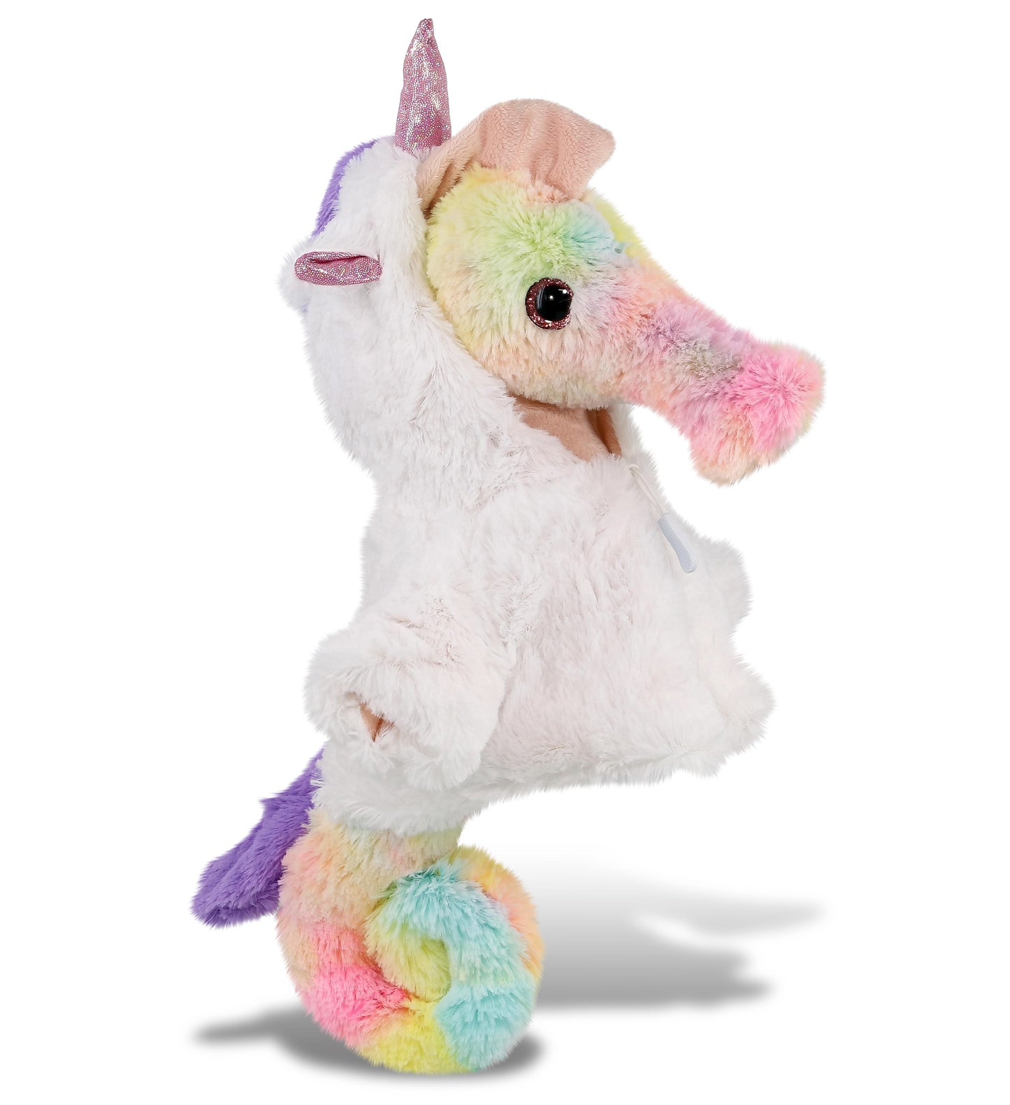 PLUSH UNICORN - SUPER-SOFT PLUSH - RAINBOW SEAHORSE 15"