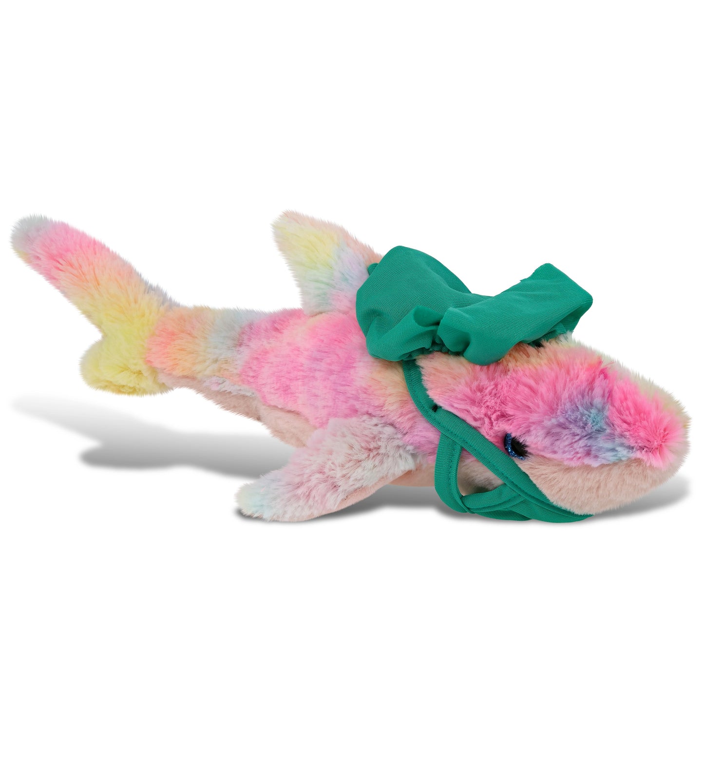 PLUSH DOCTOR - SUPER-SOFT PLUSH - RAINBOW SHARK SMALL 14"