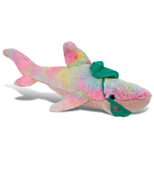 PLUSH DOCTOR - SUPER-SOFT PLUSH - RAINBOW SHARK LARGE 23"