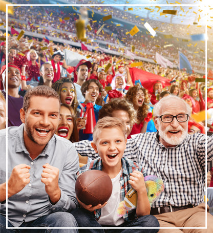 SUPER-SOFT PLUSH - RAINBOW WHALE SMALL 7" WITH FOOTBALL PLUSH