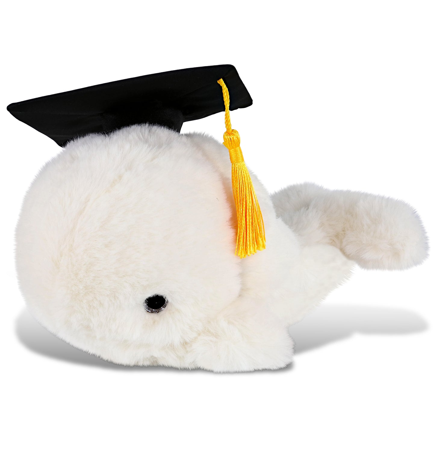 PLUSH GRADUATION - SUPER-SOFT PLUSH - WHITE WHALE SMALL 7"