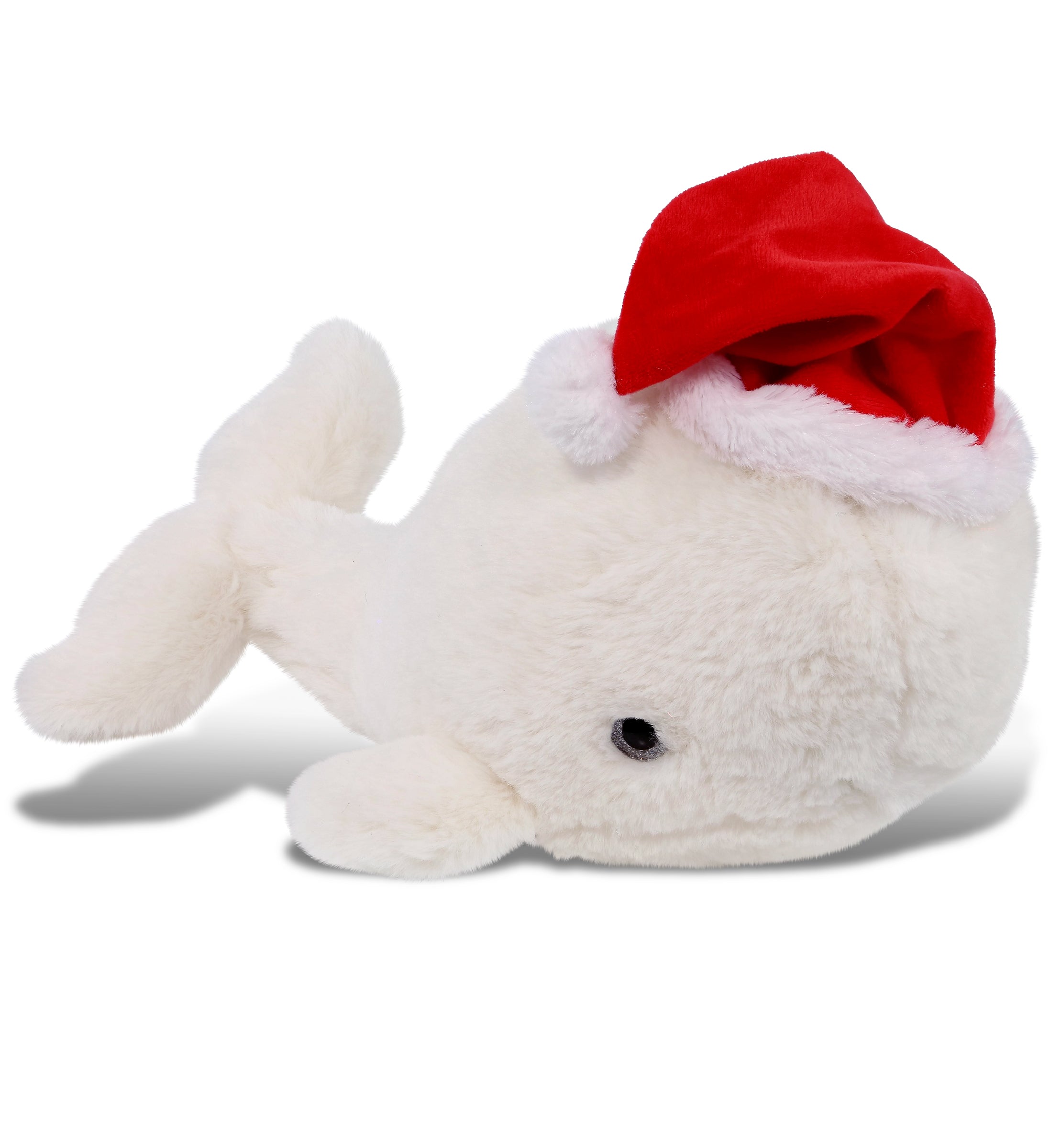 PLUSH SANTA - SUPER-SOFT PLUSH - WHITE WHALE LARGE 13"