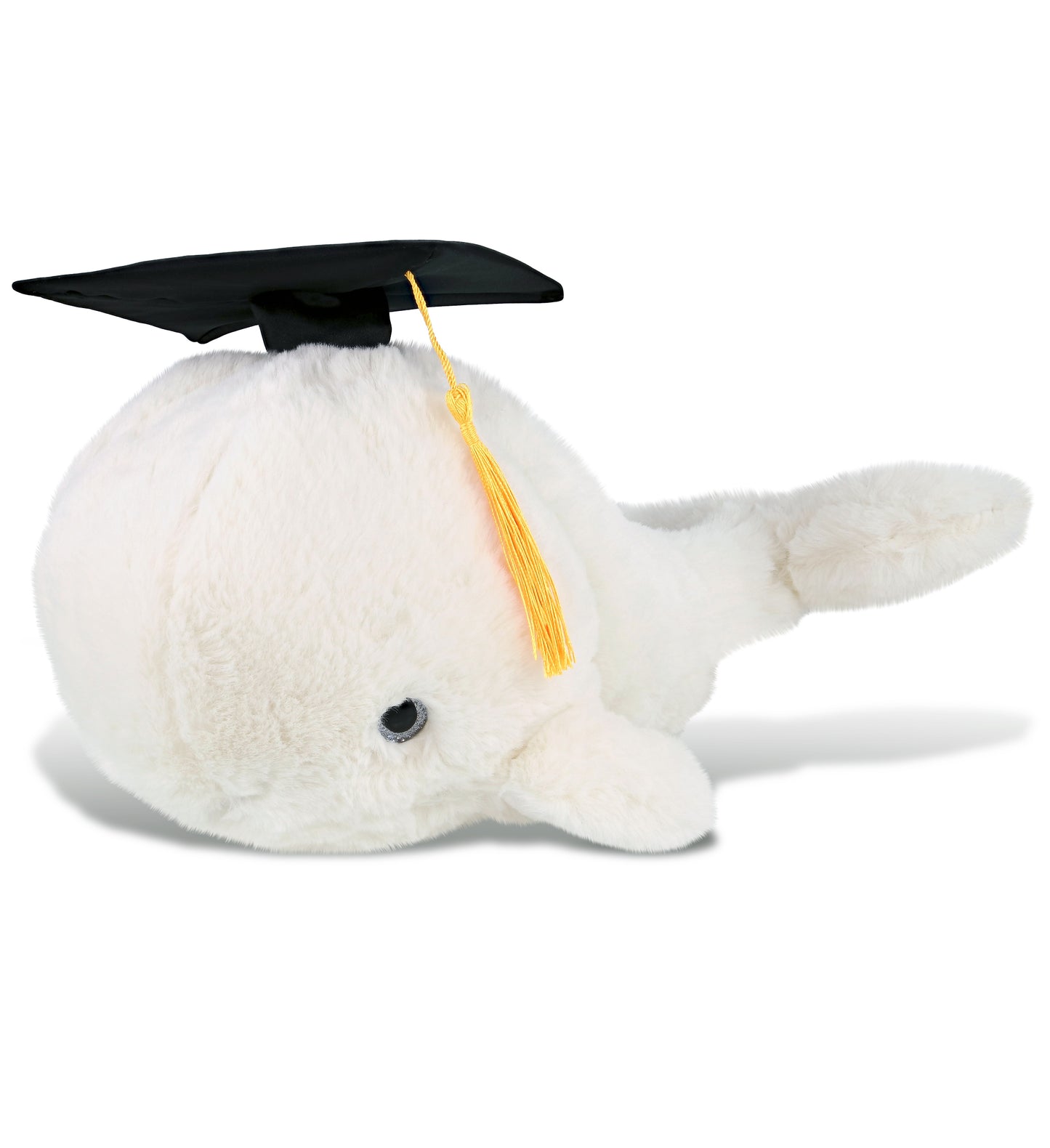 PLUSH GRADUATION - SUPER-SOFT PLUSH - WHITE WHALE LARGE 13"