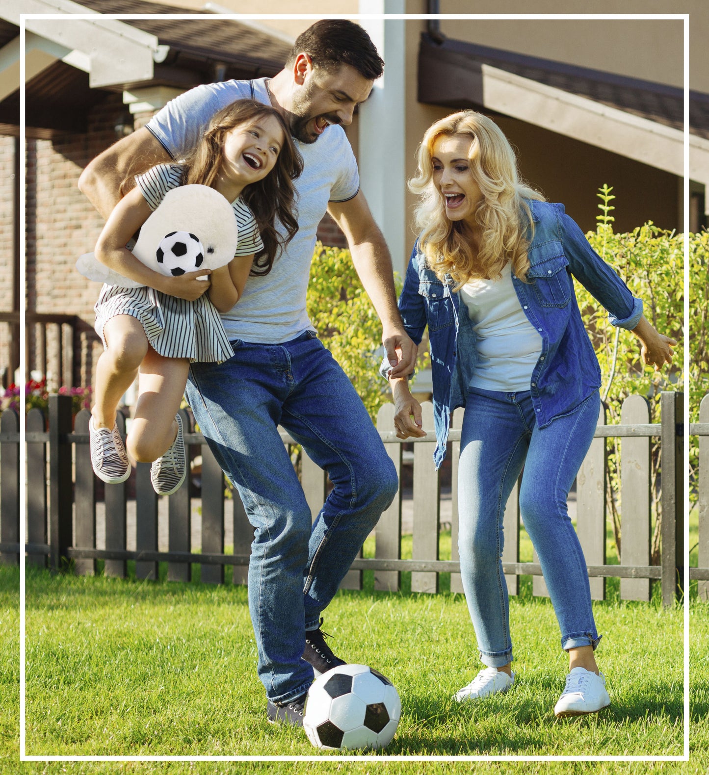 SUPER-SOFT PLUSH - WHITE WHALE LARGE 13" WITH SOCCER PLUSH