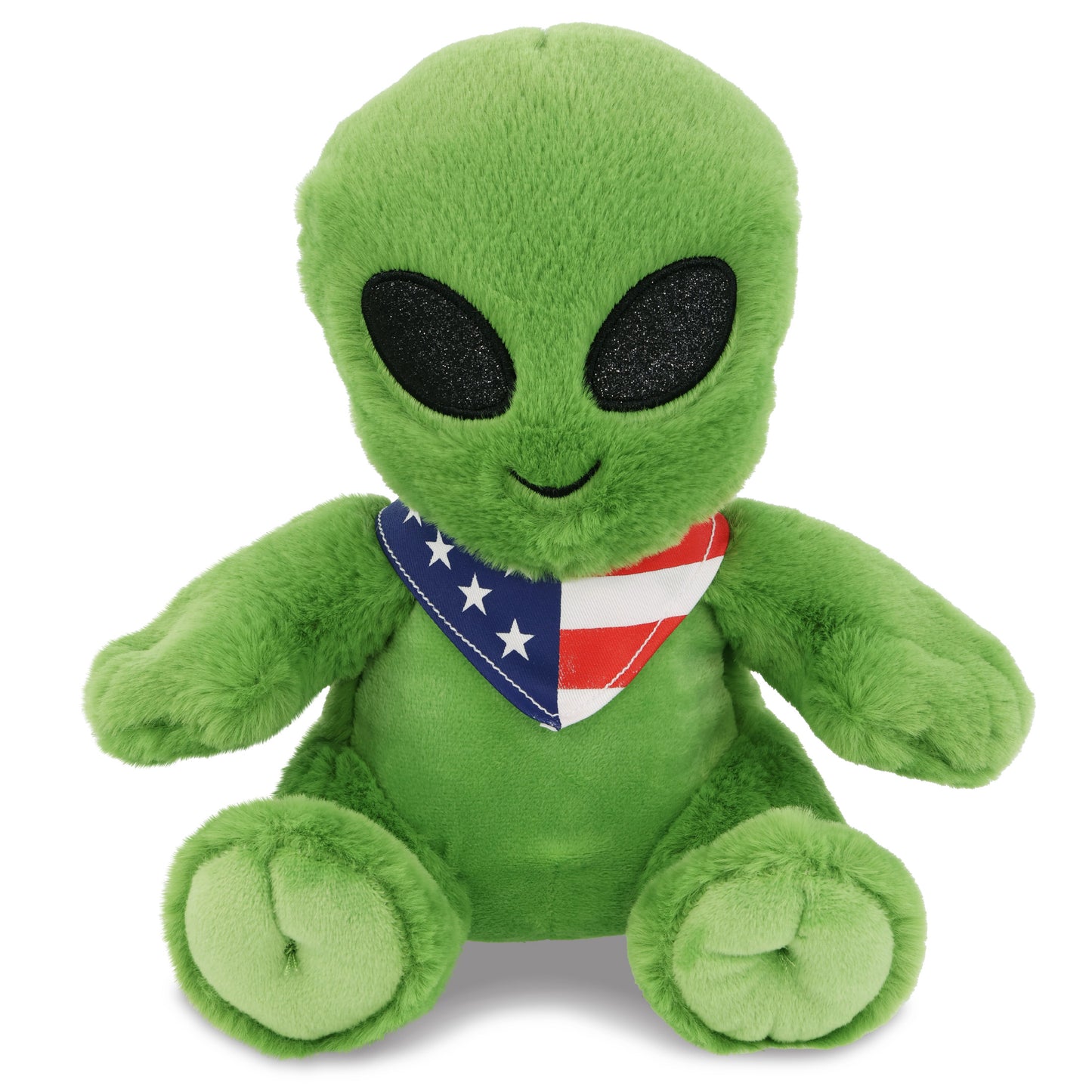SUPER-SOFT PLUSH - ALIEN 11" WITH USA BANDANA