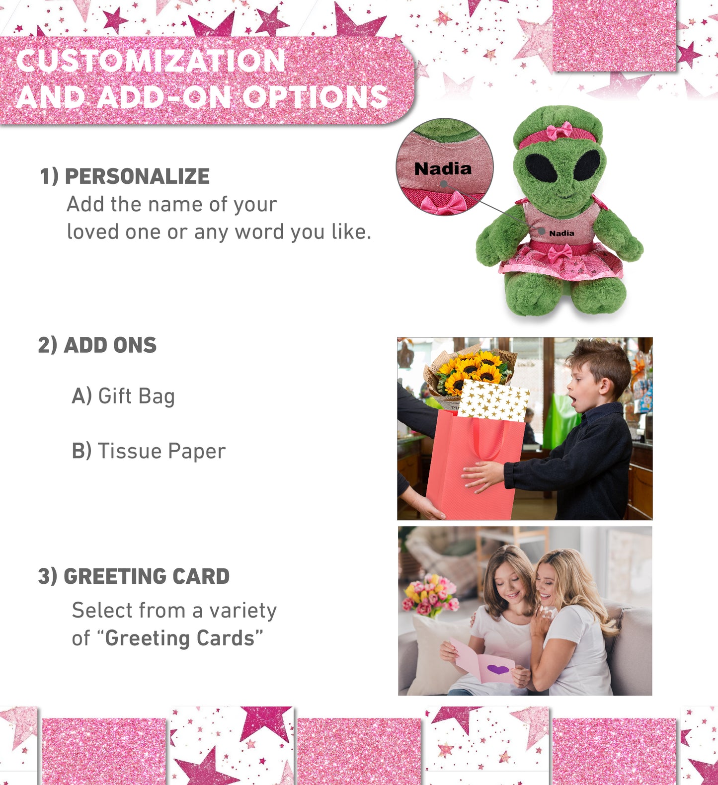 SUPER-SOFT PLUSH - ALIEN 11" BALLERINA