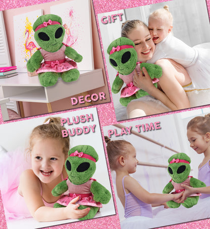 SUPER-SOFT PLUSH - ALIEN 11" BALLERINA