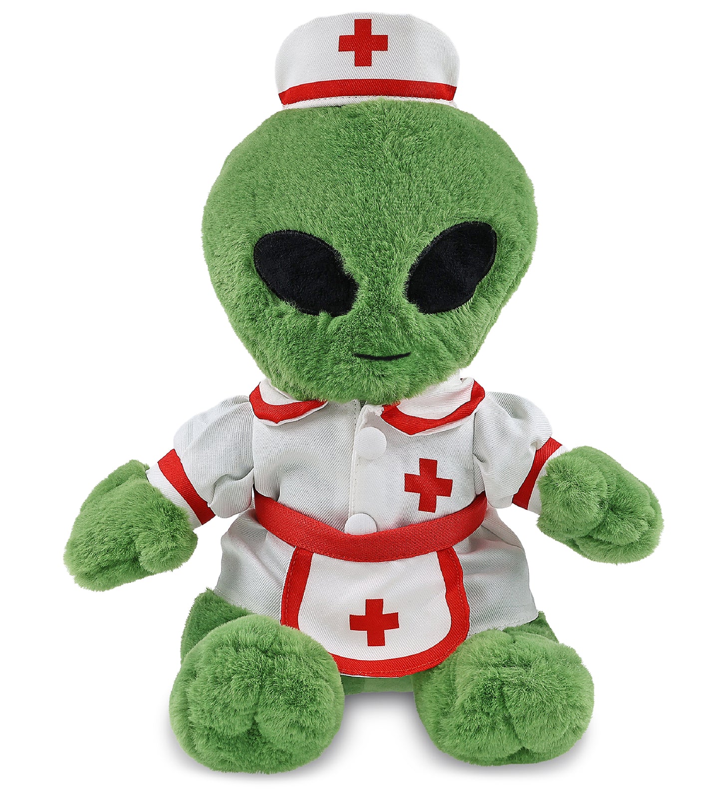 SUPER-SOFT PLUSH - ALIEN 11" With NURSE Dress-Up
