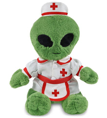 SUPER-SOFT PLUSH - ALIEN 11" With NURSE Dress-Up