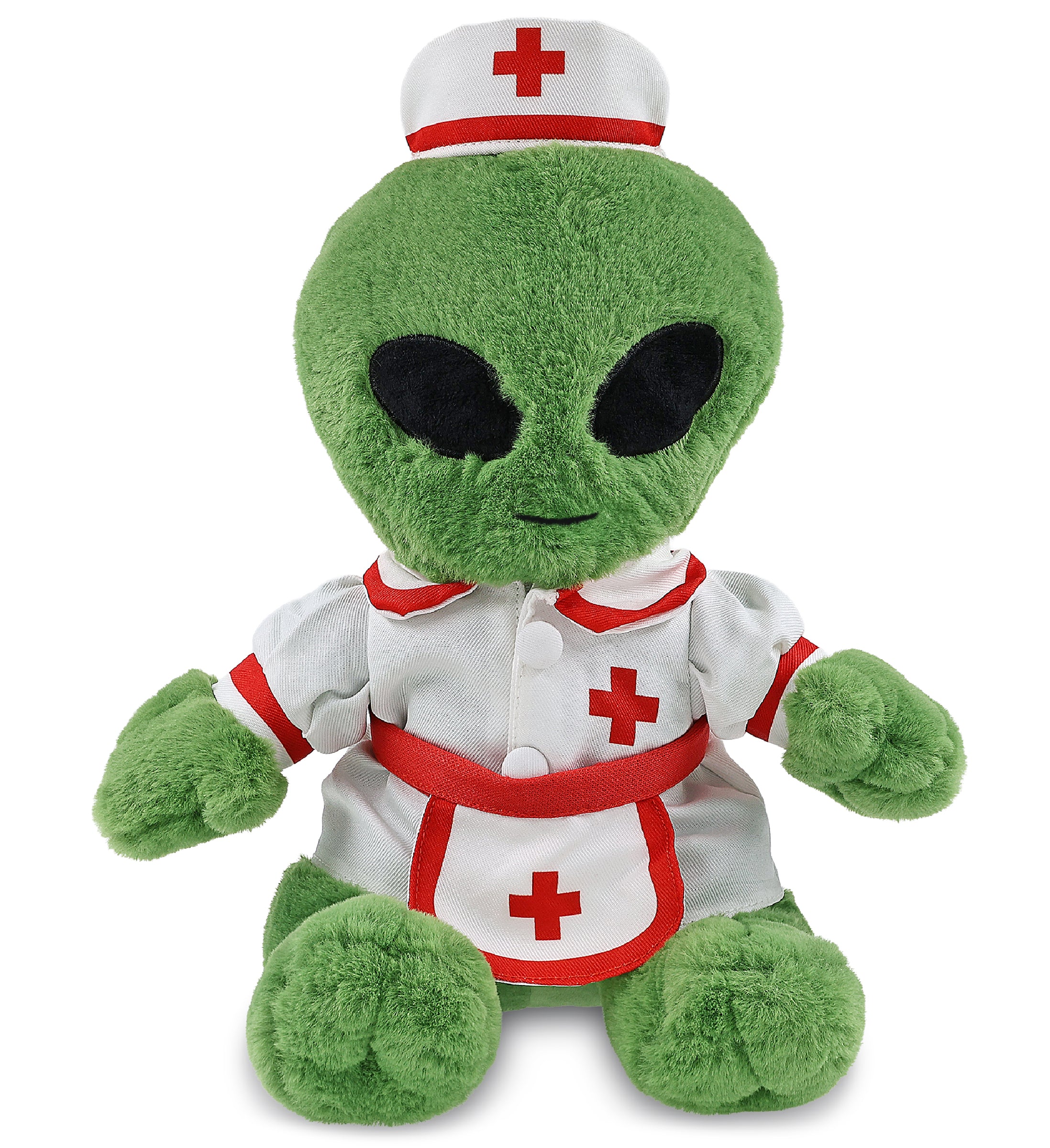 SUPER-SOFT PLUSH - ALIEN 11" With NURSE Dress-Up