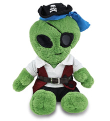 SUPER-SOFT PLUSH - ALIEN 11" PIRATE DRESS UP