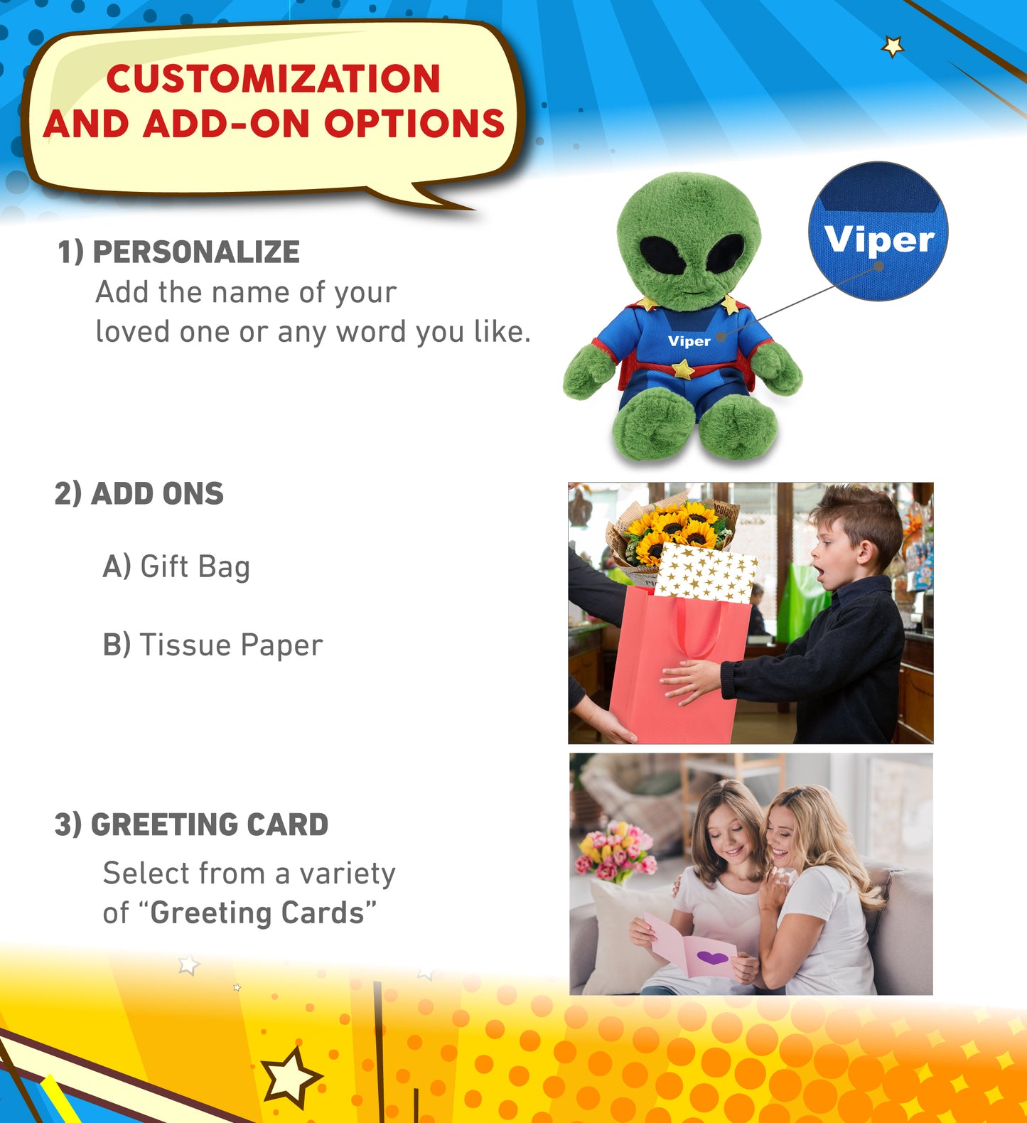 SUPER-SOFT PLUSH - ALIEN 11" SUPER HERO