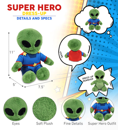 SUPER-SOFT PLUSH - ALIEN 11" SUPER HERO