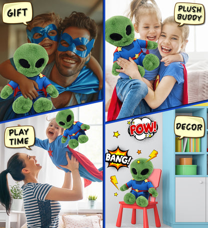 SUPER-SOFT PLUSH - ALIEN 11" SUPER HERO