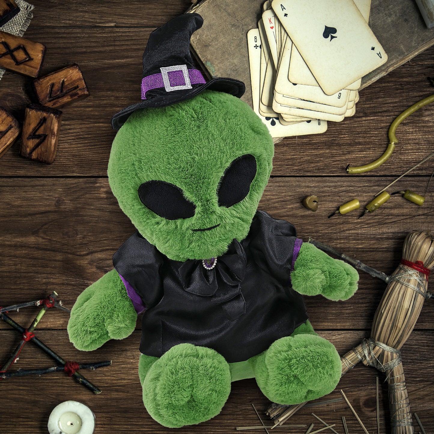 SUPER-SOFT PLUSH - ALIEN 11" WITCH