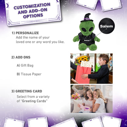 SUPER-SOFT PLUSH - ALIEN 11" WITCH