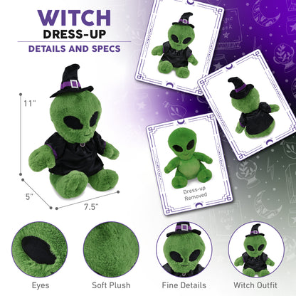 SUPER-SOFT PLUSH - ALIEN 11" WITCH