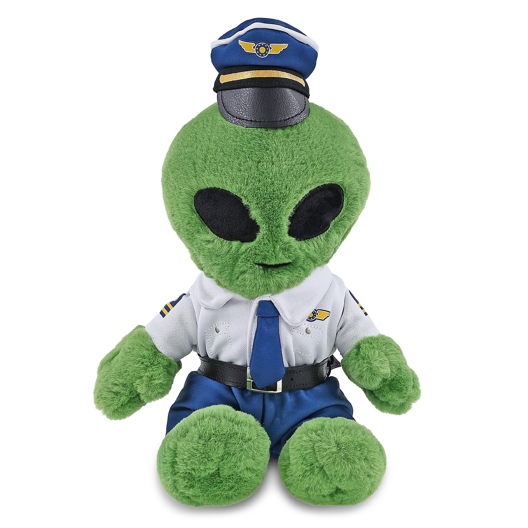 SUPER-SOFT PLUSH - ALIEN 11" WITH PILOT DRESS UP