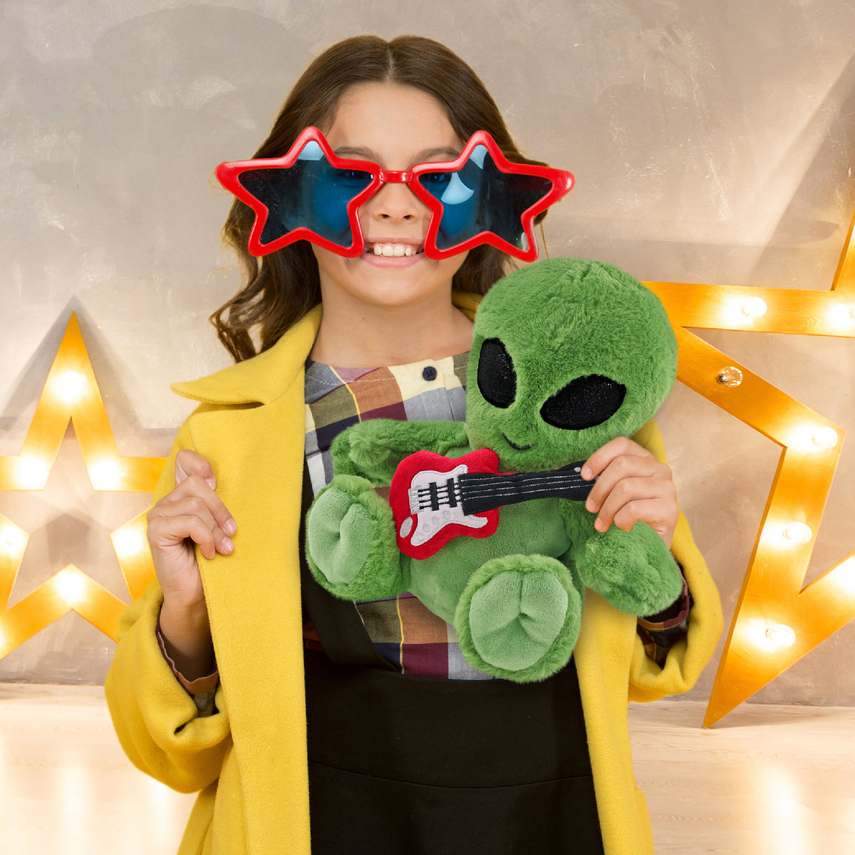 SUPER-SOFT PLUSH - ALIEN 11" WITH GUITAR ADD ON