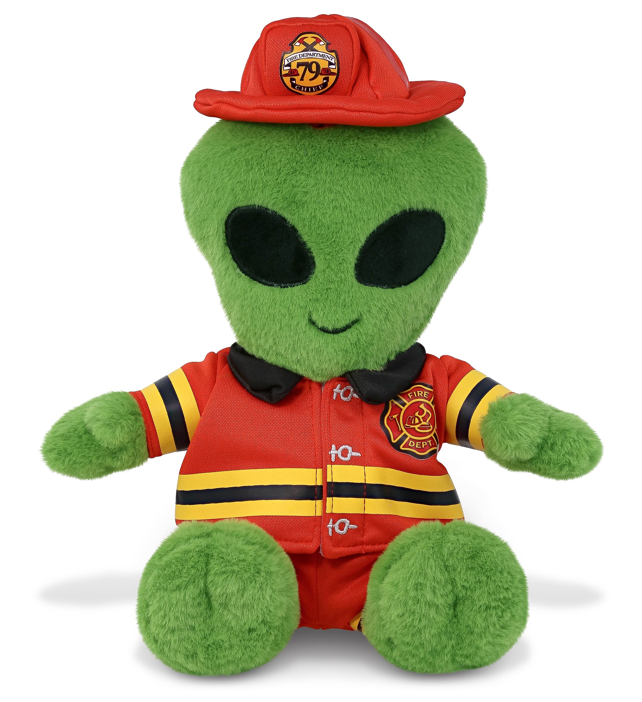 PLUSH FIREMAN - SUPER-SOFT PLUSH - ALIEN 11"