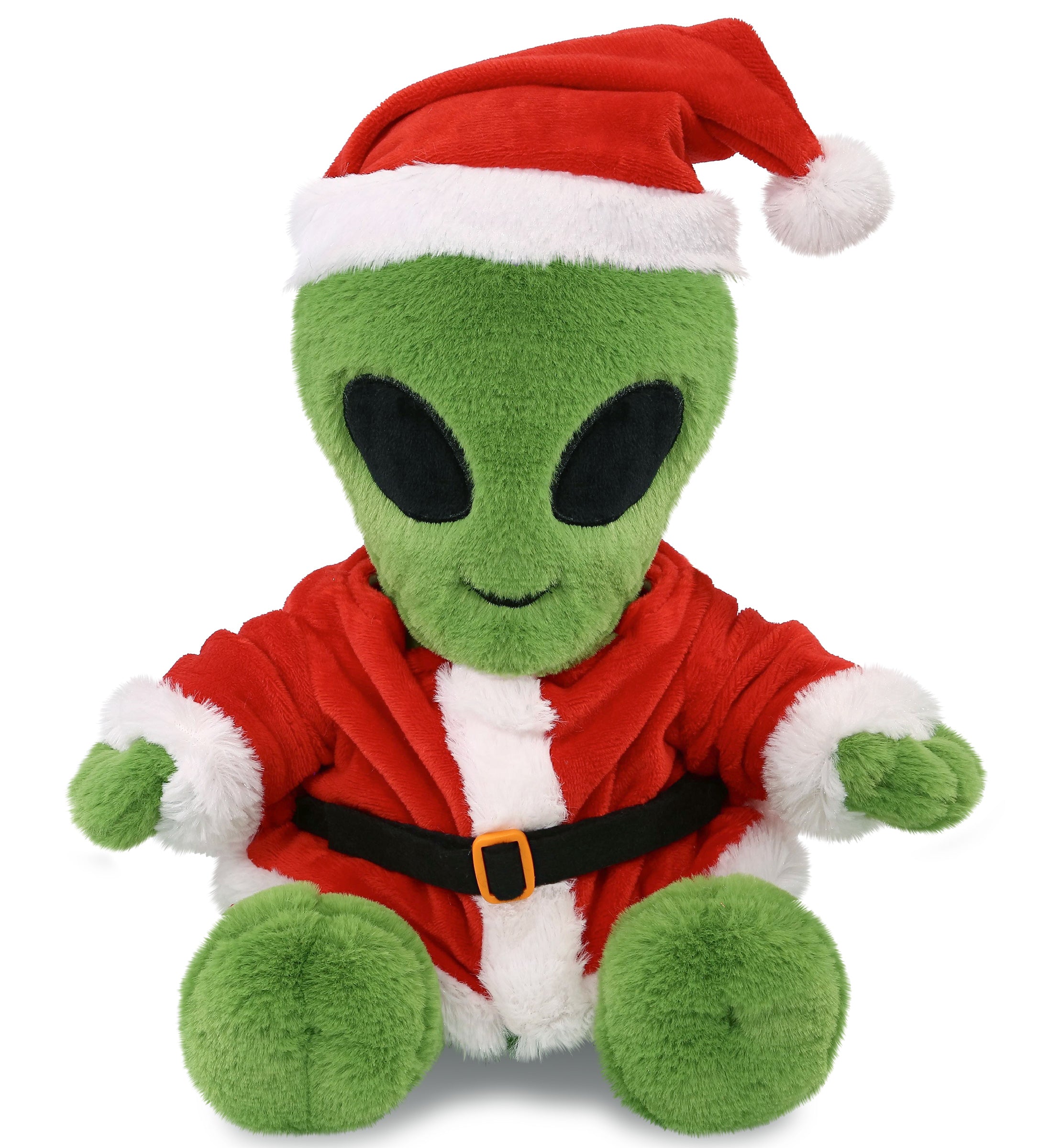 PLUSH SANTA - SUPER-SOFT PLUSH - ALIEN 11"