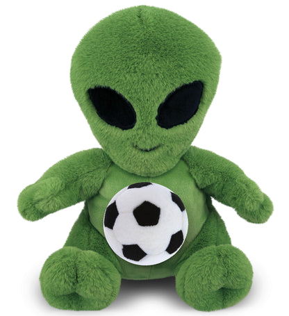 SUPER-SOFT PLUSH - ALIEN 11" WITH SOCCER PLUSH