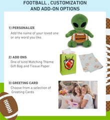 SUPER-SOFT PLUSH - ALIEN 11" WITH FOOTBALL PLUSH