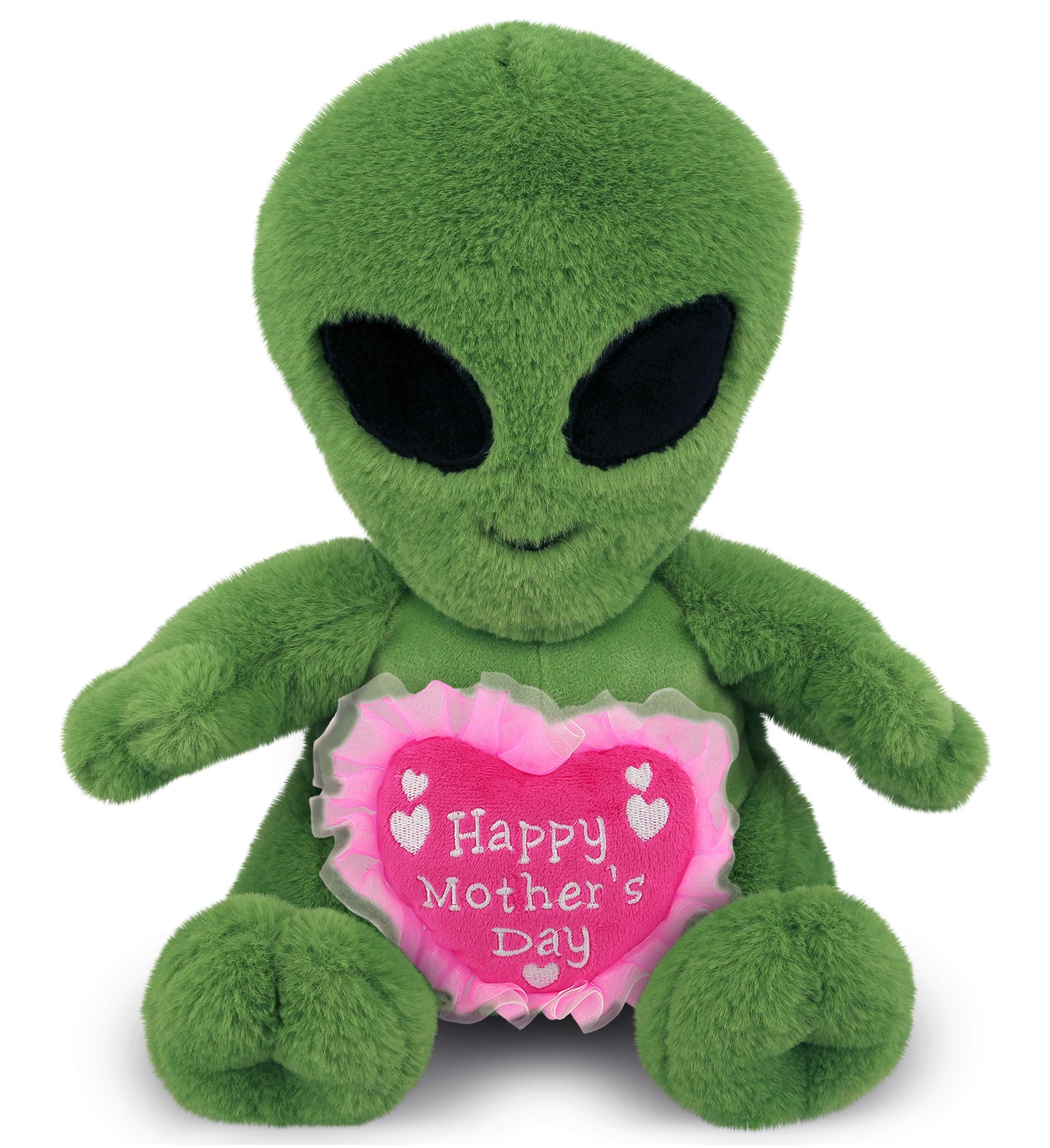 PLUSH MOTHERS DAY HEART - SUPER-SOFT PLUSH - ALIEN 11"