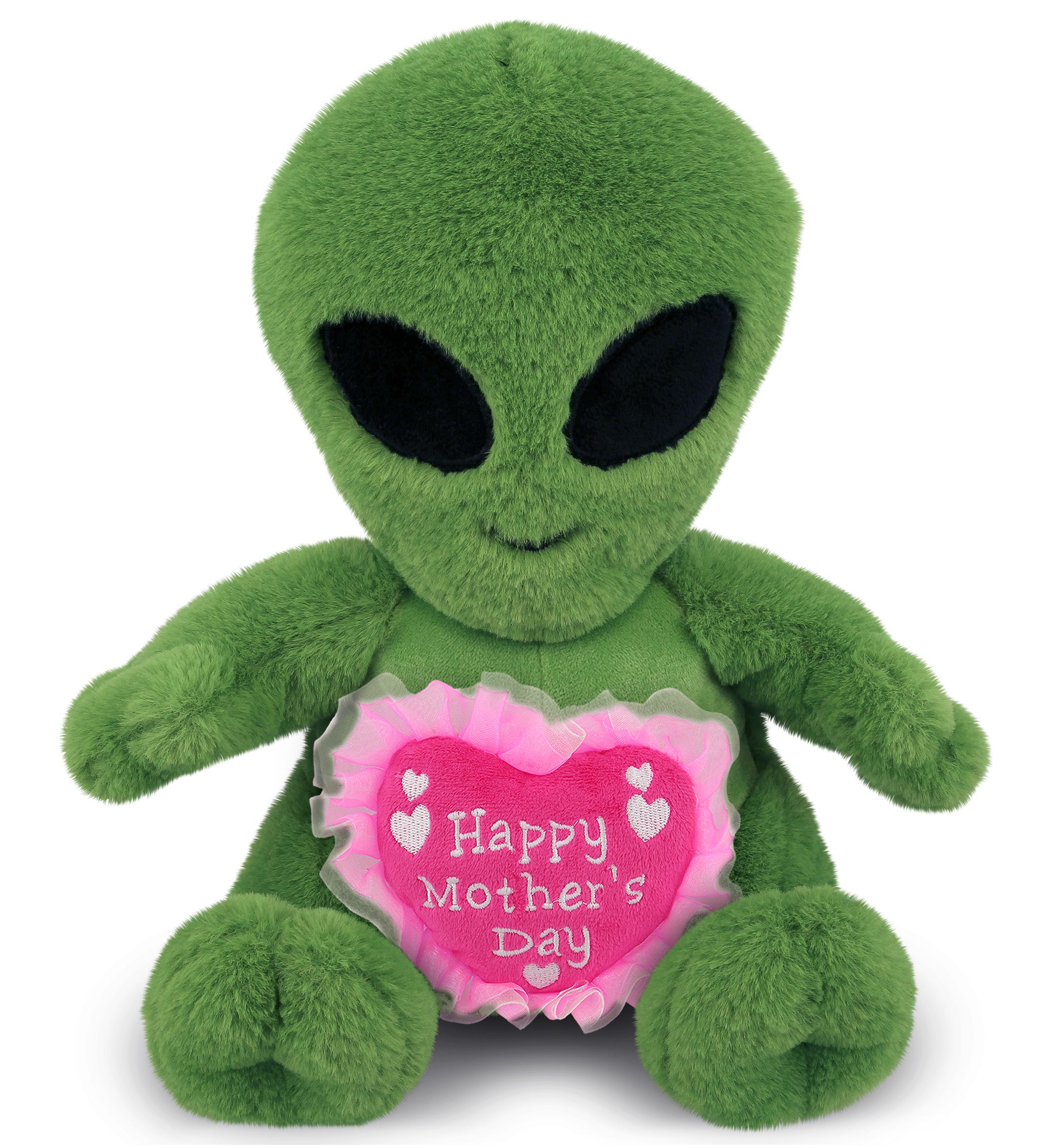 PLUSH MOTHERS DAY HEART - SUPER-SOFT PLUSH - ALIEN 11"
